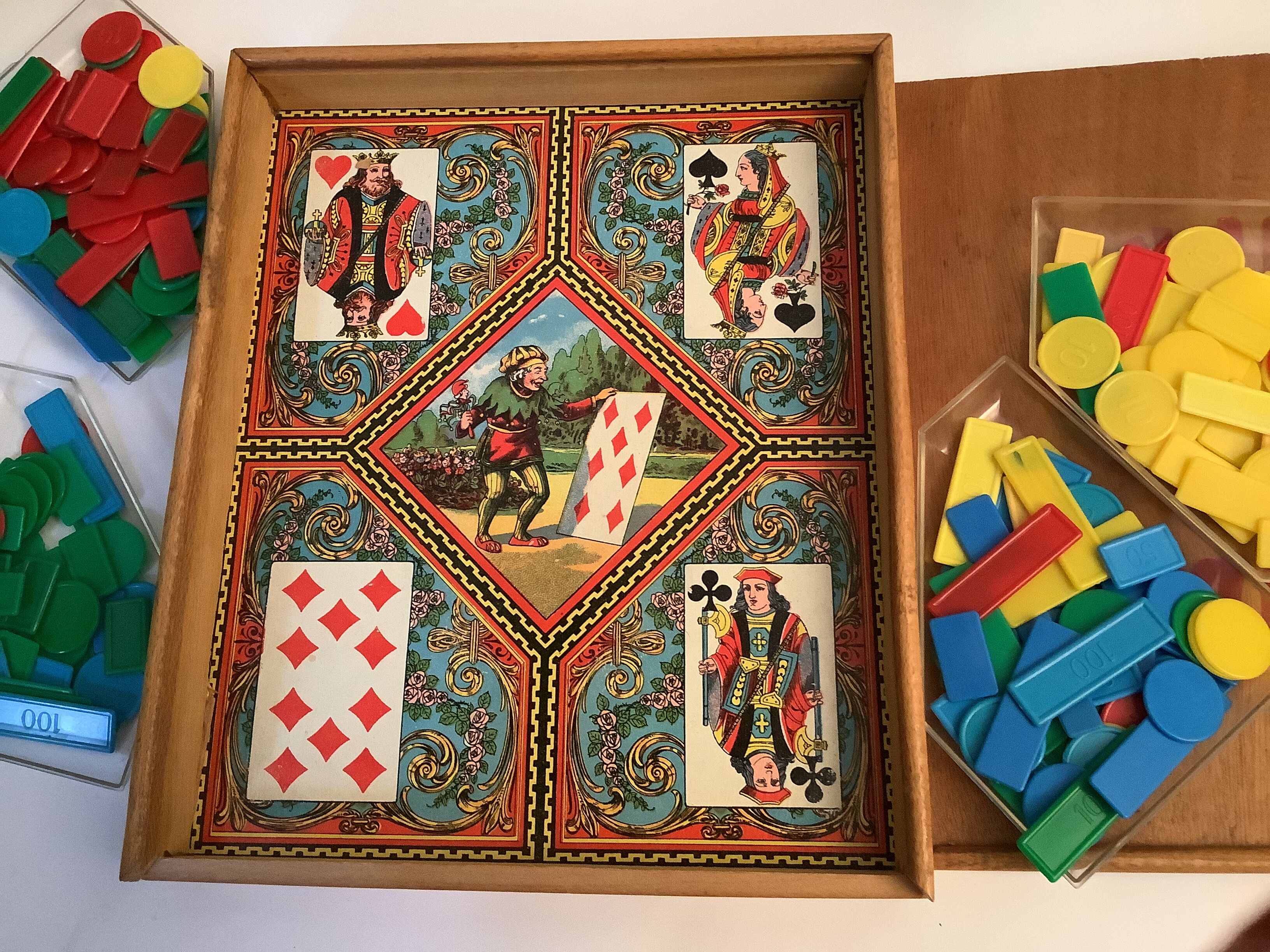 Wooden game "Yellow Dwarf" / Vintage 50s