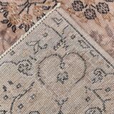 Tapis Rose 266x173 cm Tapis Vintage Rose Pastel, Tapis en Laine Fait Main.