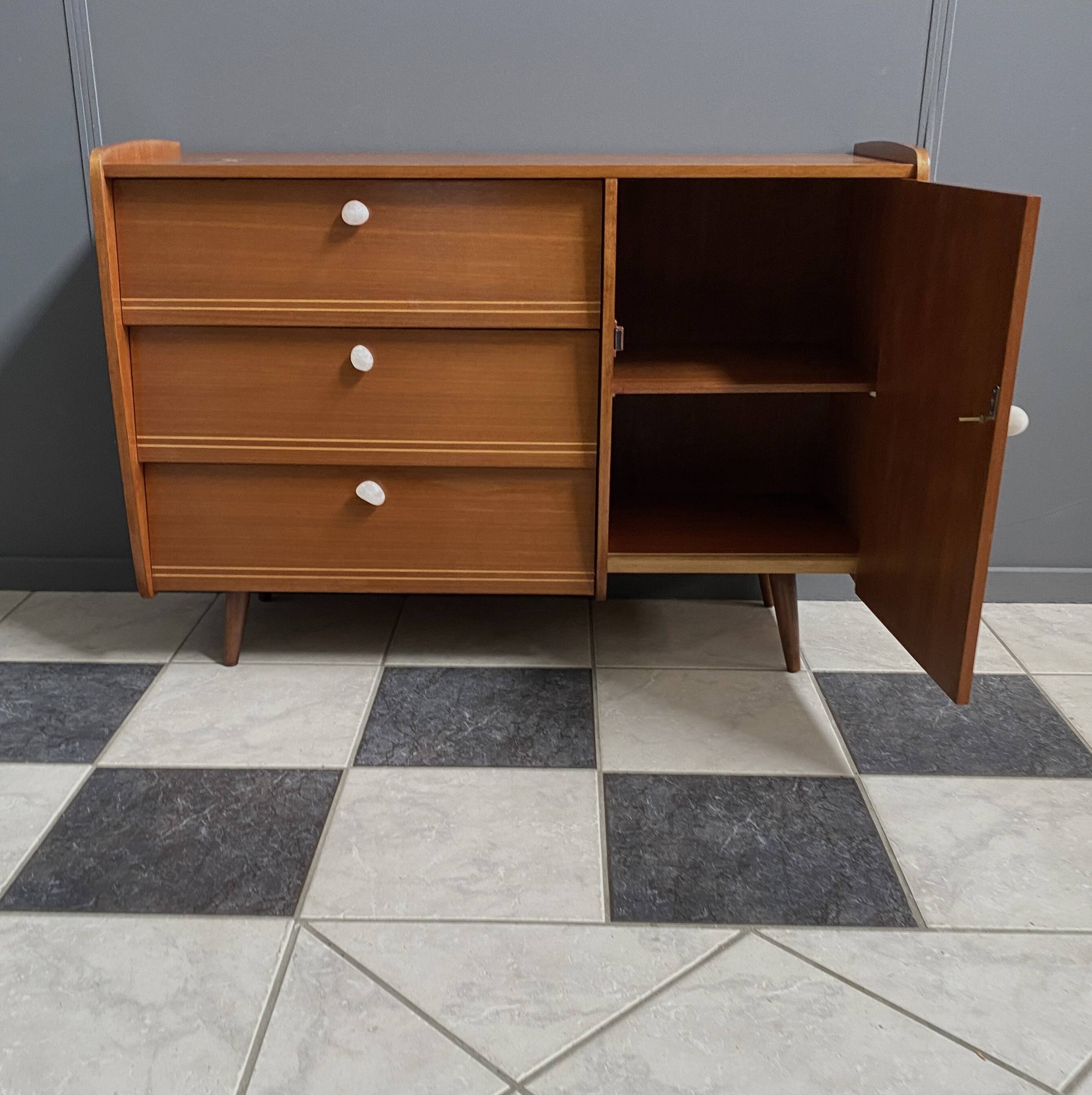 1960s wood Schoe cabinet