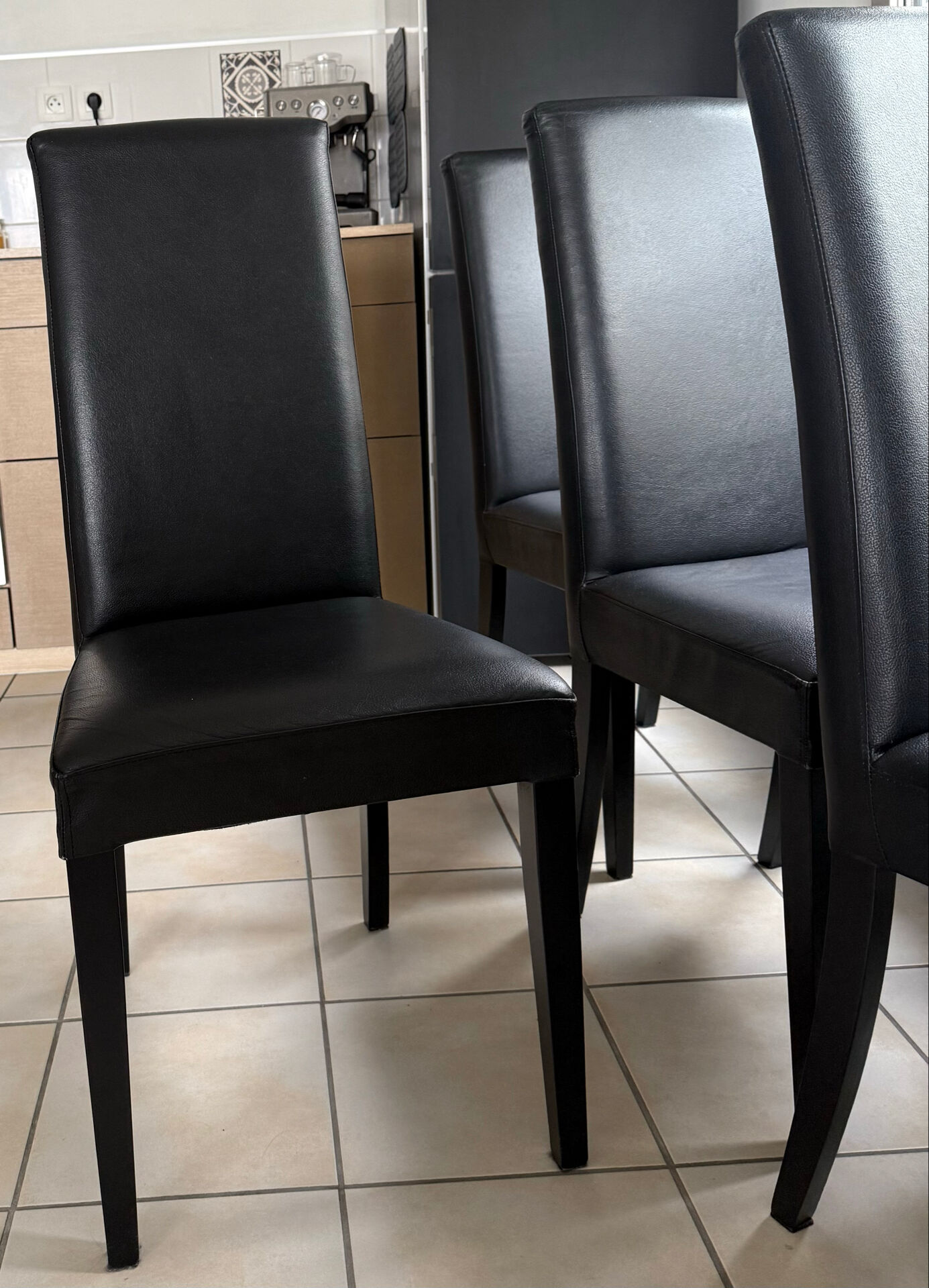Set of four chairs
