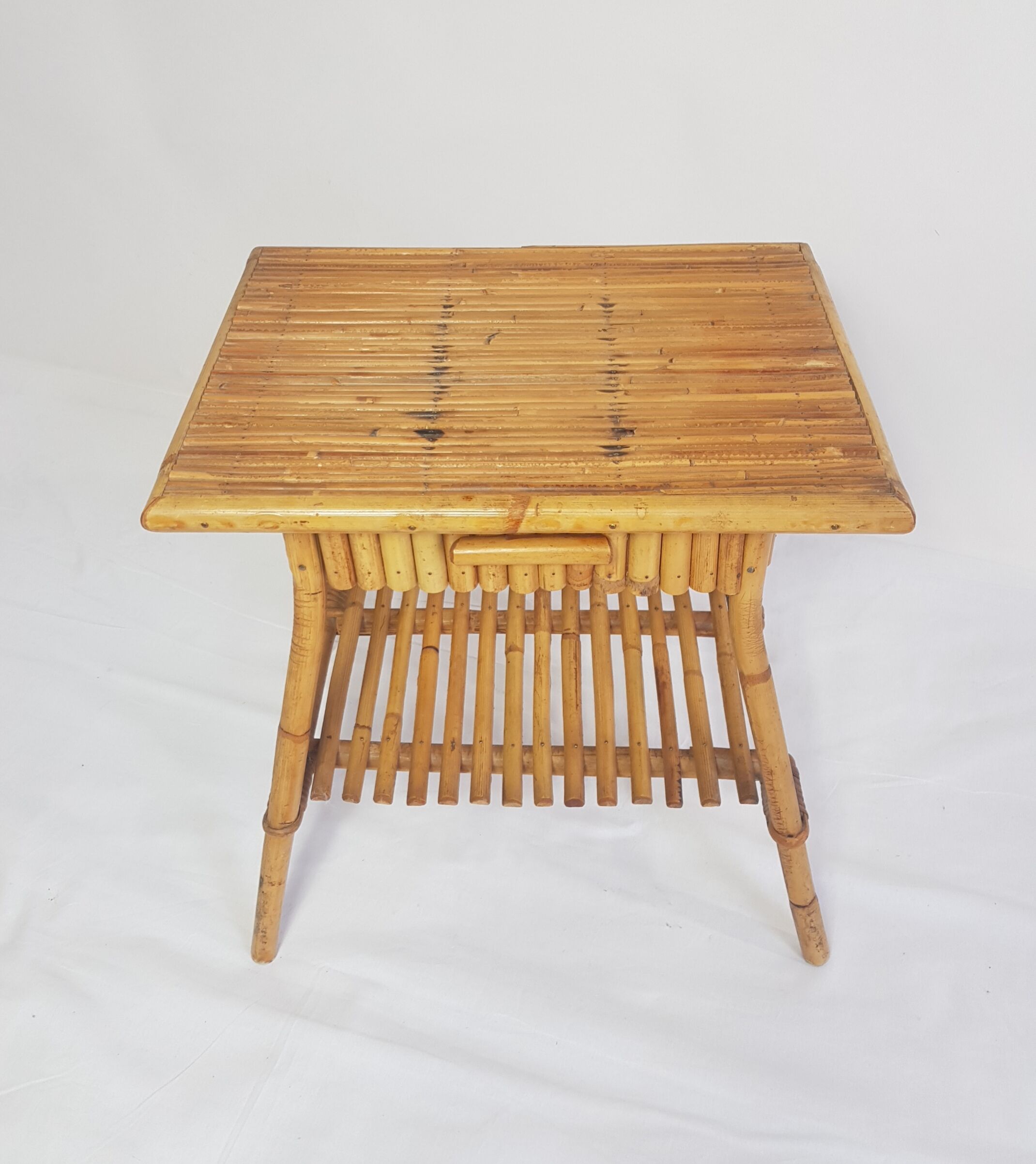 Rattan bedside awarded to Louis Sognot 1950