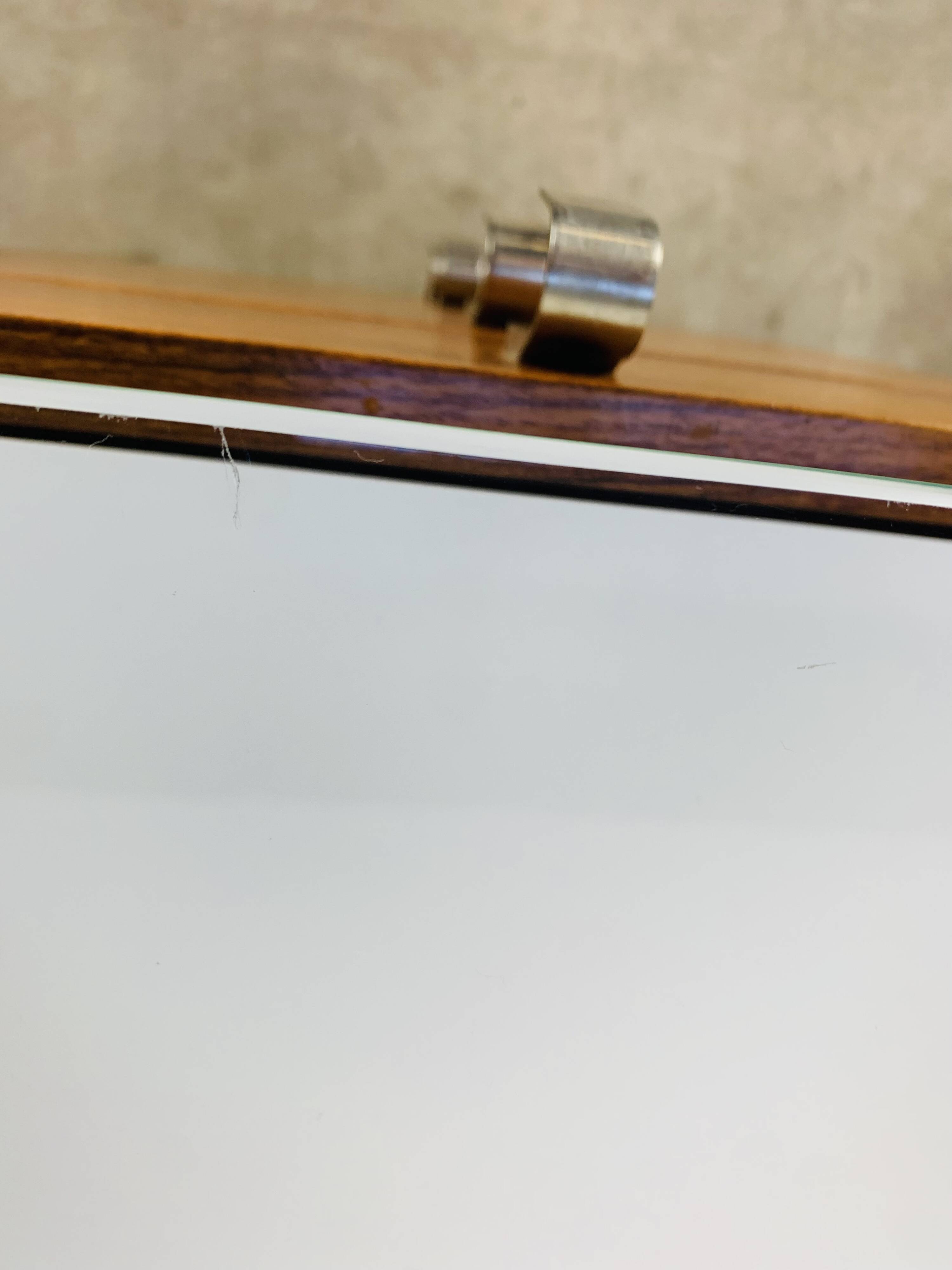 Rosewood and glass chest of drawers, 1960s, Scandinavian storage furniture.
