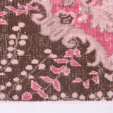5x8 Pink Brown Vintage Area Rug 175x253Cm
