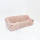 Vintage Cinna Sandra 3 seater Sofa in pink fabric by Ligne Roset