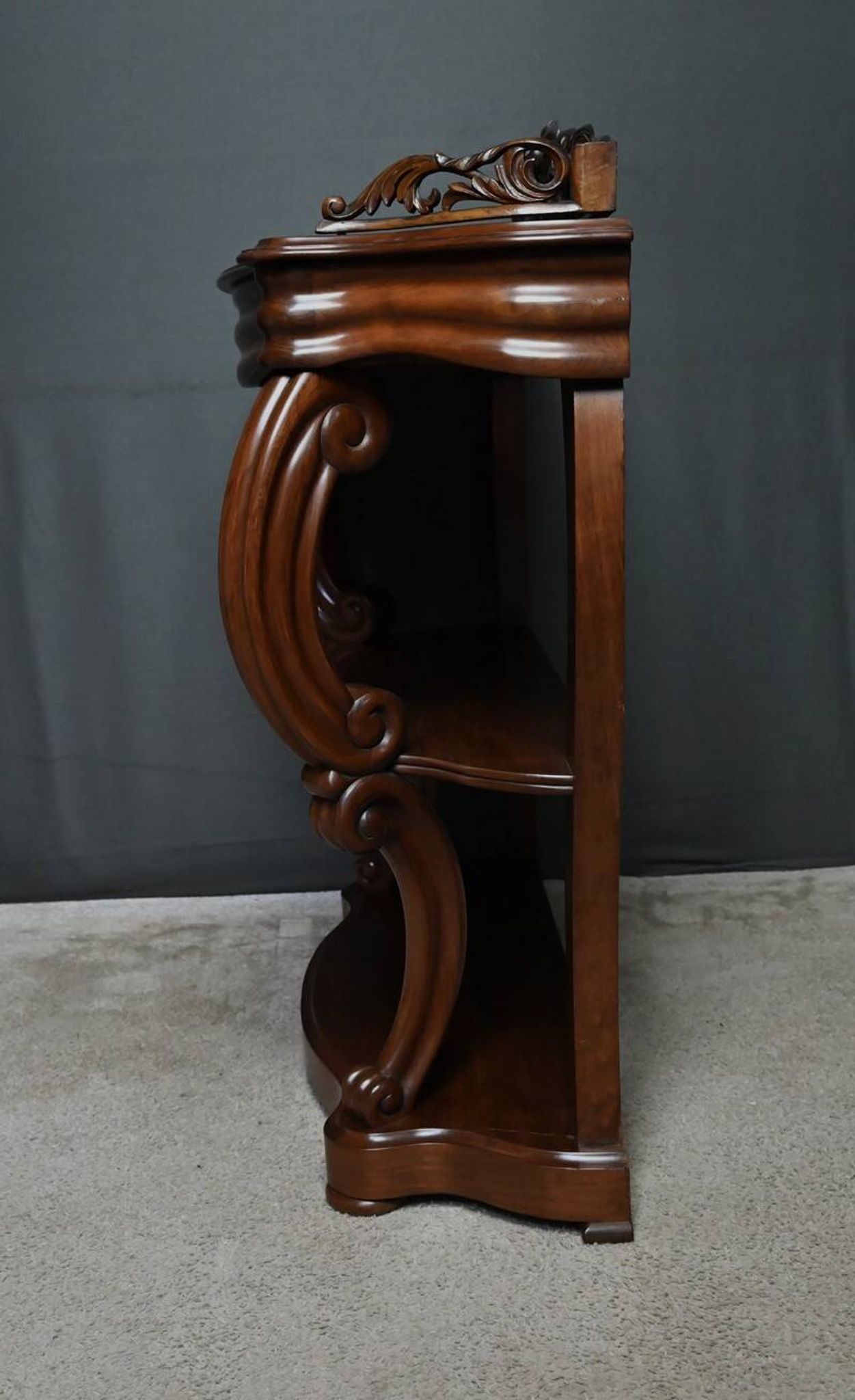 Mahogany console, Napoléon III period – 2nd half of the 19th century