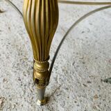 Coffee table in green marble and brass circa 50/60