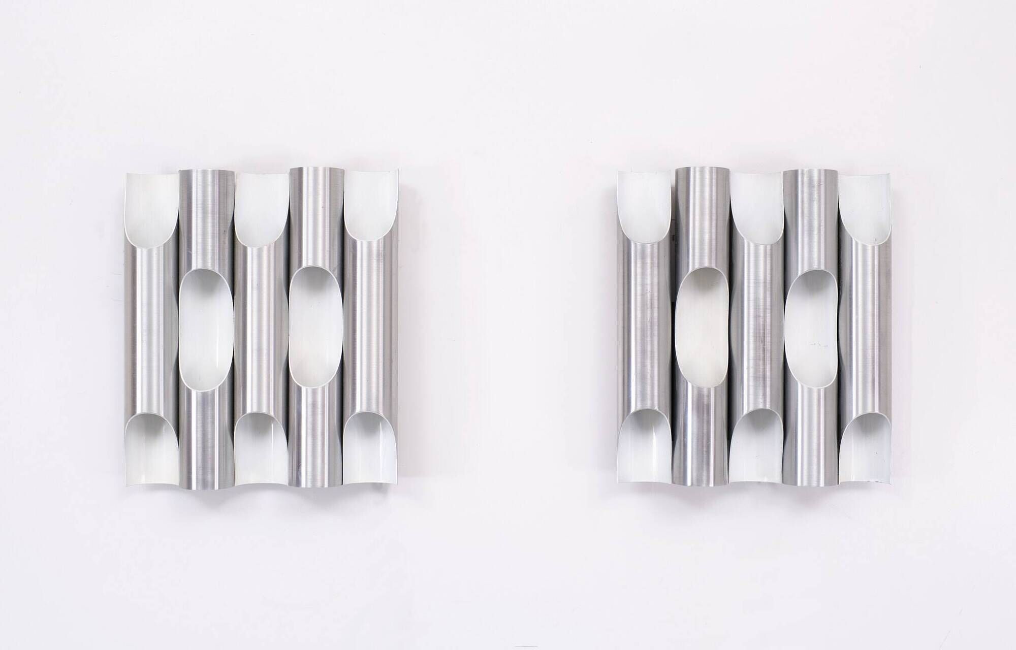 Set Raak Fuga wall lamps design Maija Liisa Komulainen. 1960s