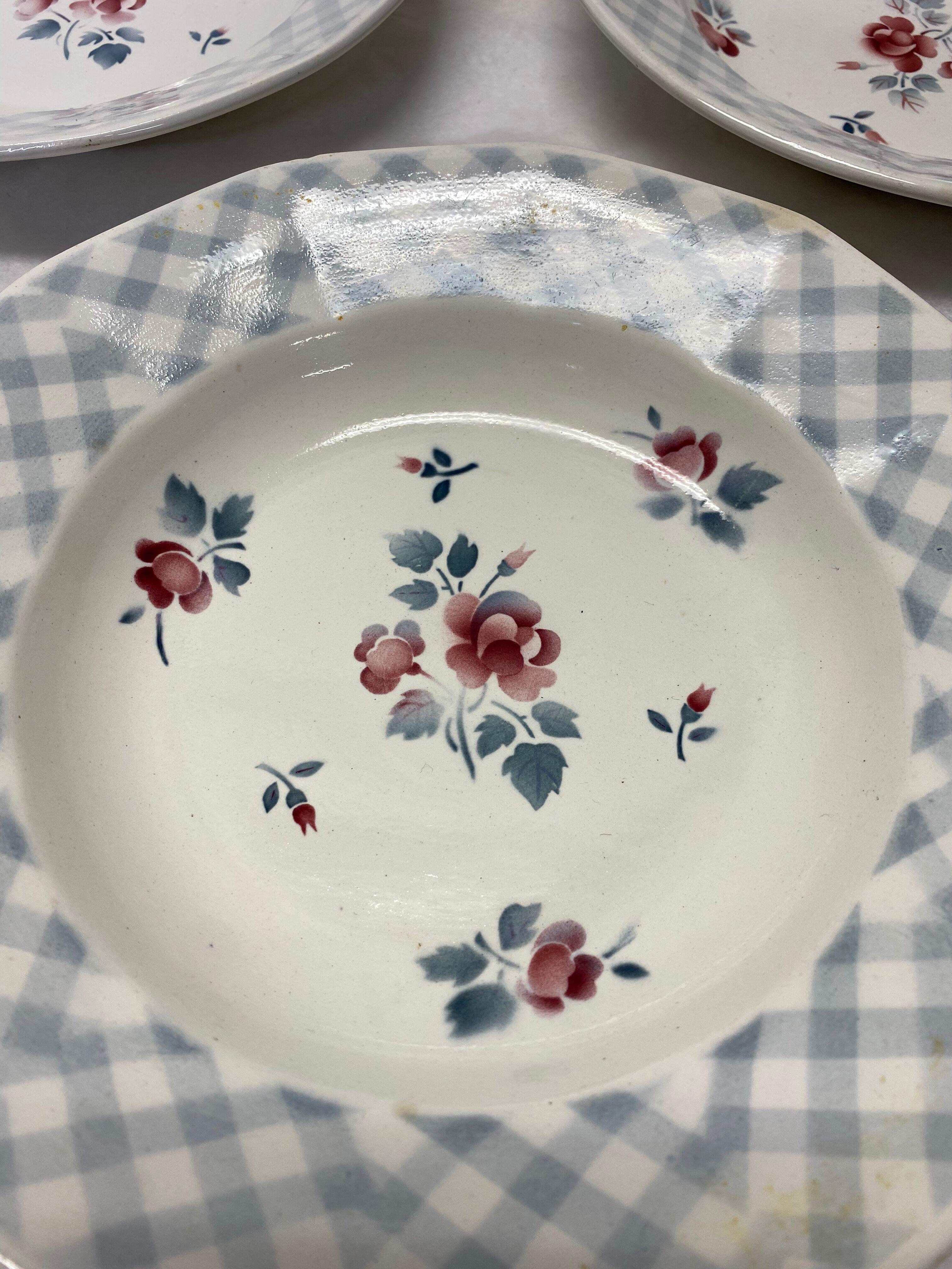 3 dishes hollow Sarreguemines model Bastia