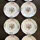 8 Anciennes assiettes à dessert