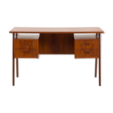 Danish teak mid century double sided desk, 60s
