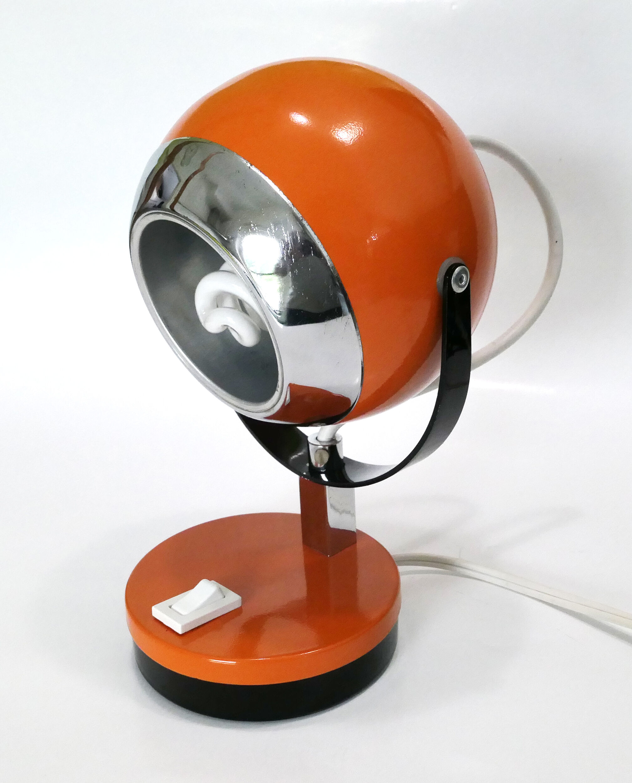 Table lamp eyeball space age 1970's