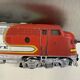 Old train locomotive Marklin Santa fe USA