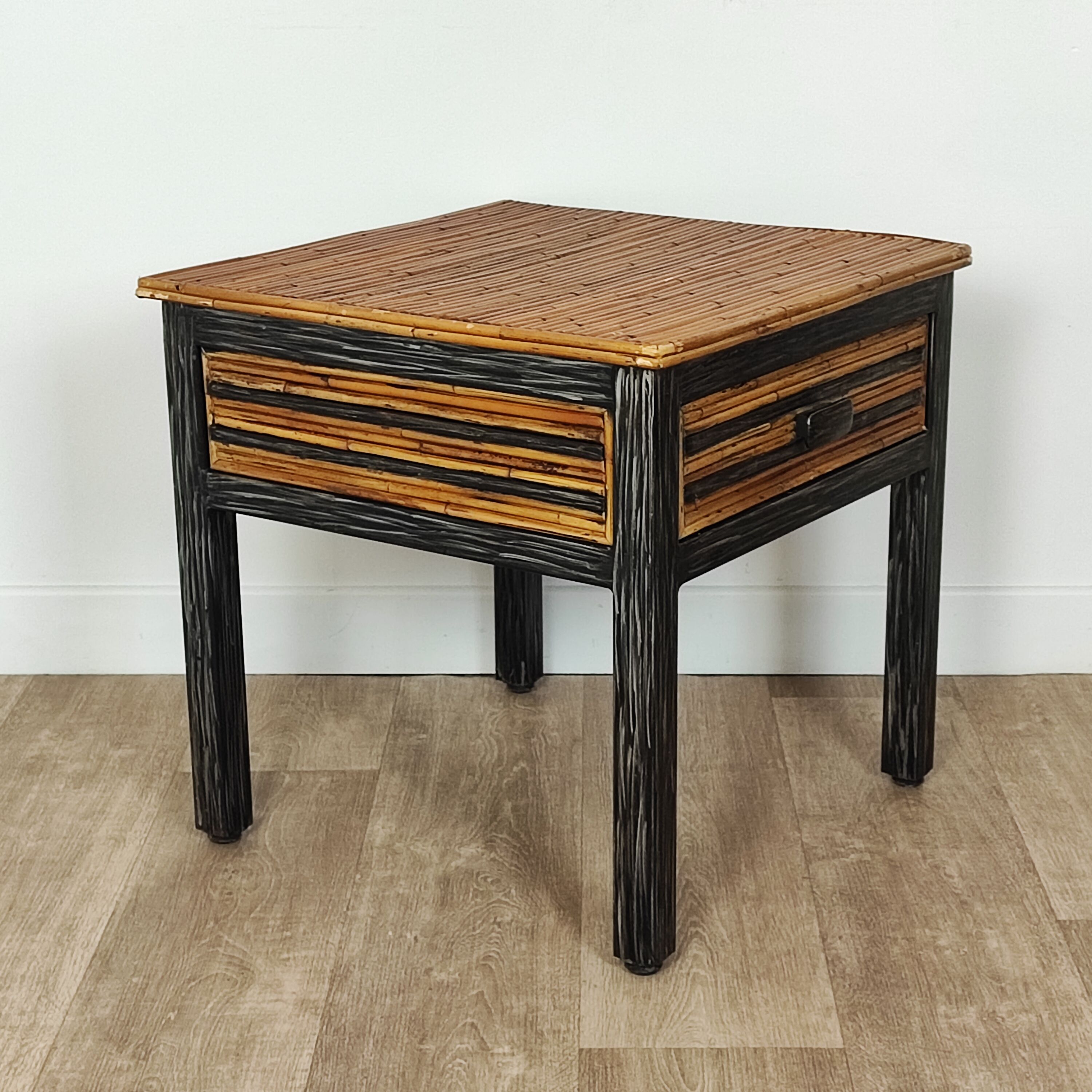 80' rattan bedside tables