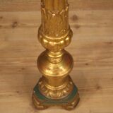 Lacquered and gilded torch holder from 19th century