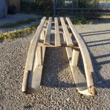 Old sled - wooden sled - Vintage