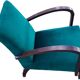 Vintage bottle green armchair in velvet fabric, 1960s-1970s