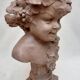 Buste de Bacchus enfant en terre cuite