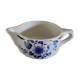Blue flower gravy boat Saint Amand Art Deco