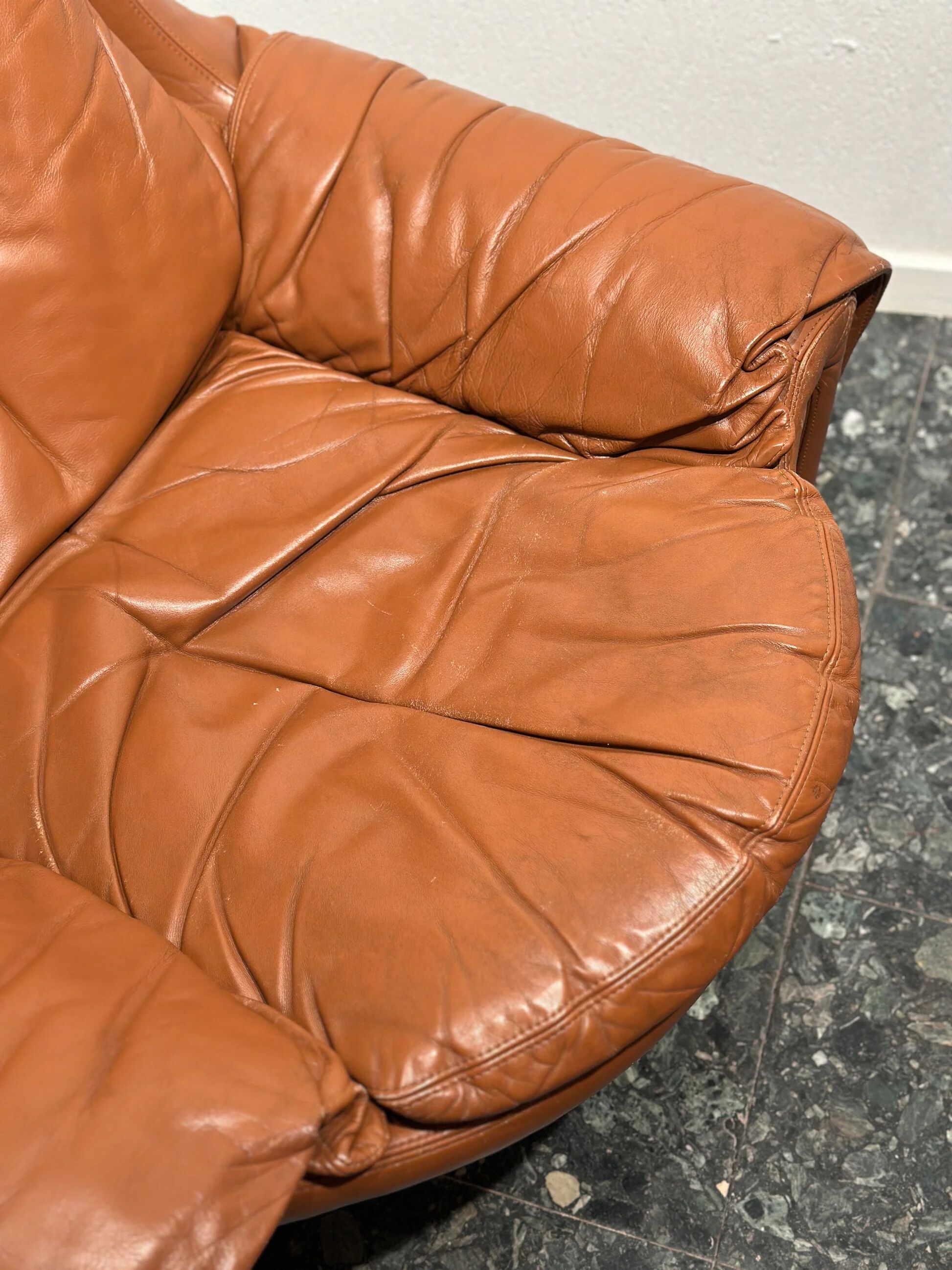 Chaise longue Saporiti P60 vintage par Vittorio Introini