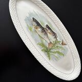 Large fish platter Gien