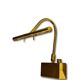 Adjustable brass bedside lamps, Italy, 1980s