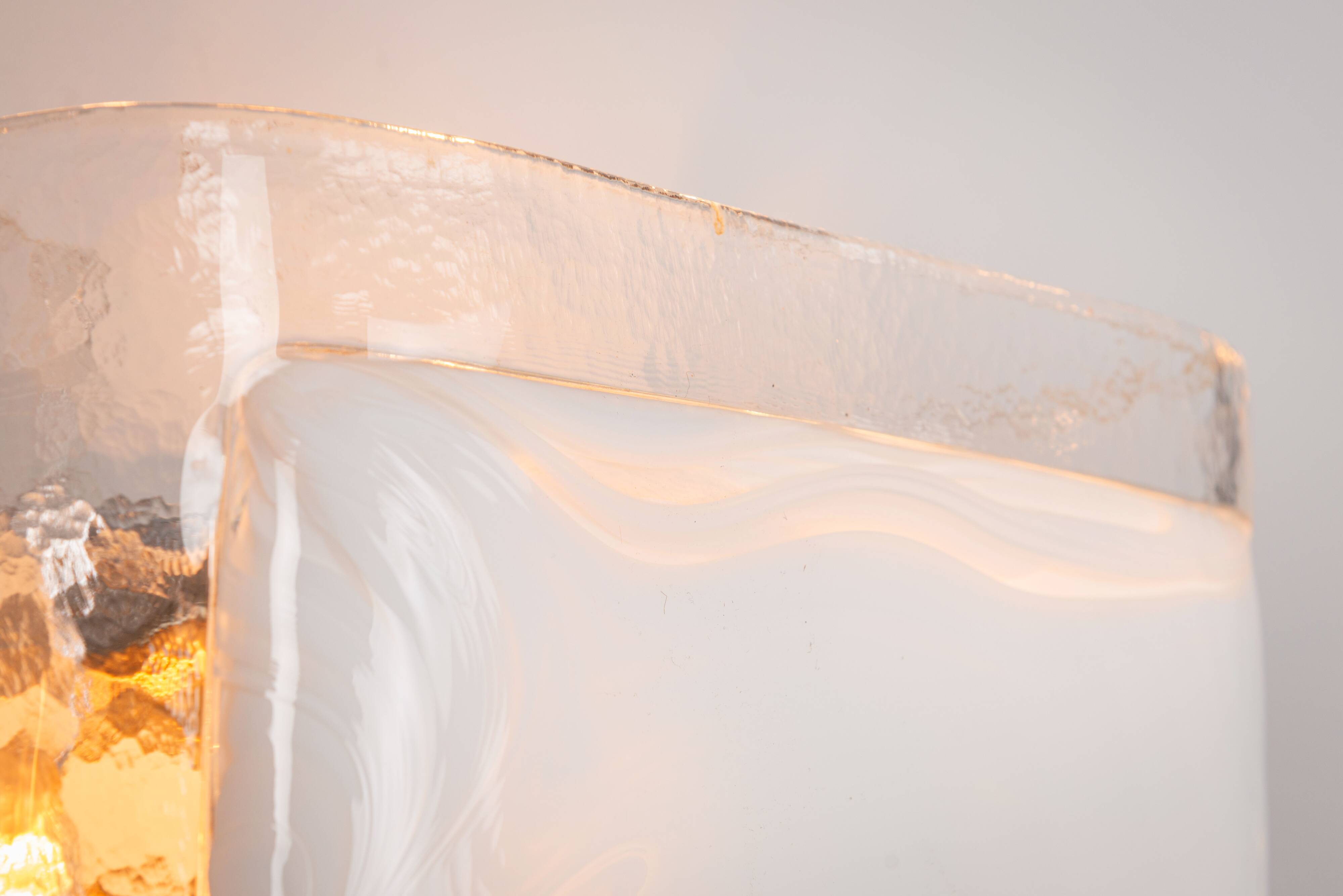 Set of three La Murrina wall lamps in Murano glass