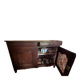 Old Breton oak sideboard – 2 doors, 2 drawers