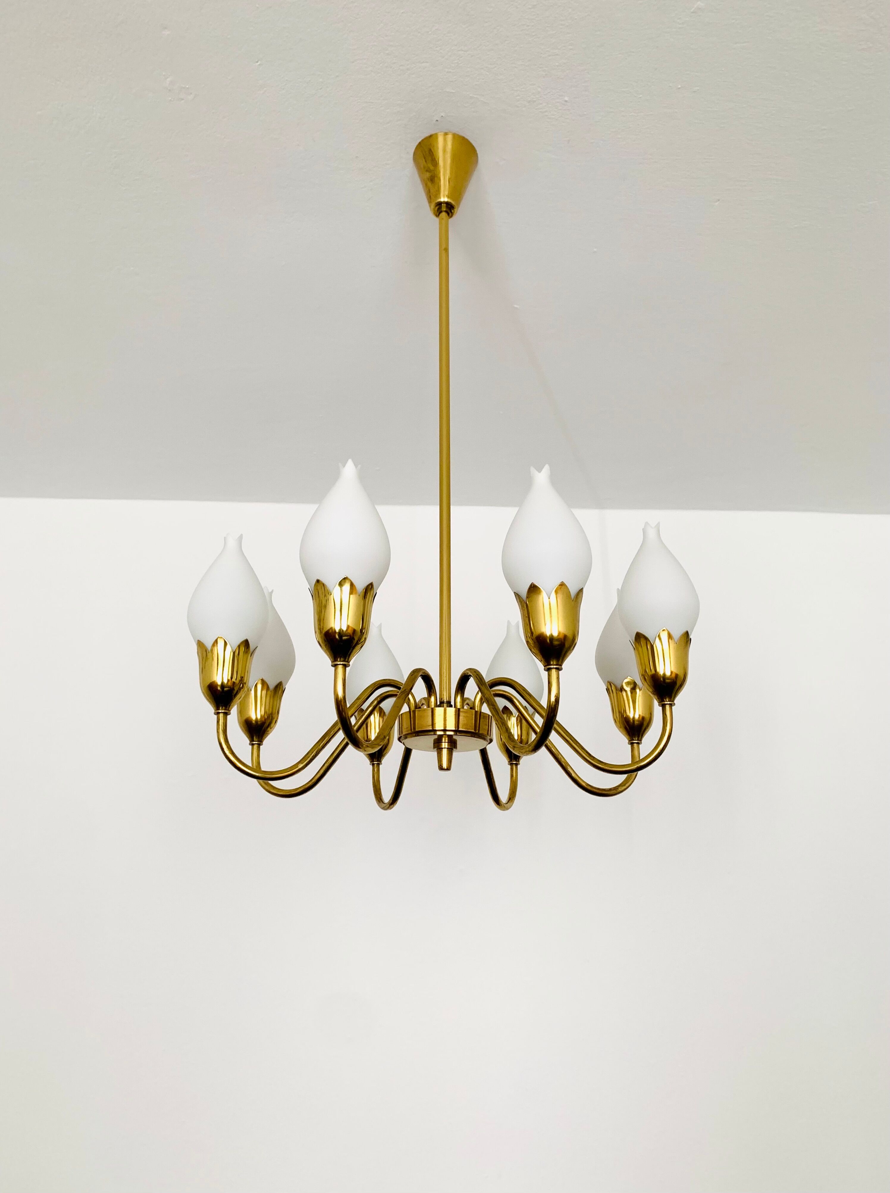 Brass Chandelier by Fog and Morup