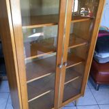 Scandinavian vintage bookcase display case