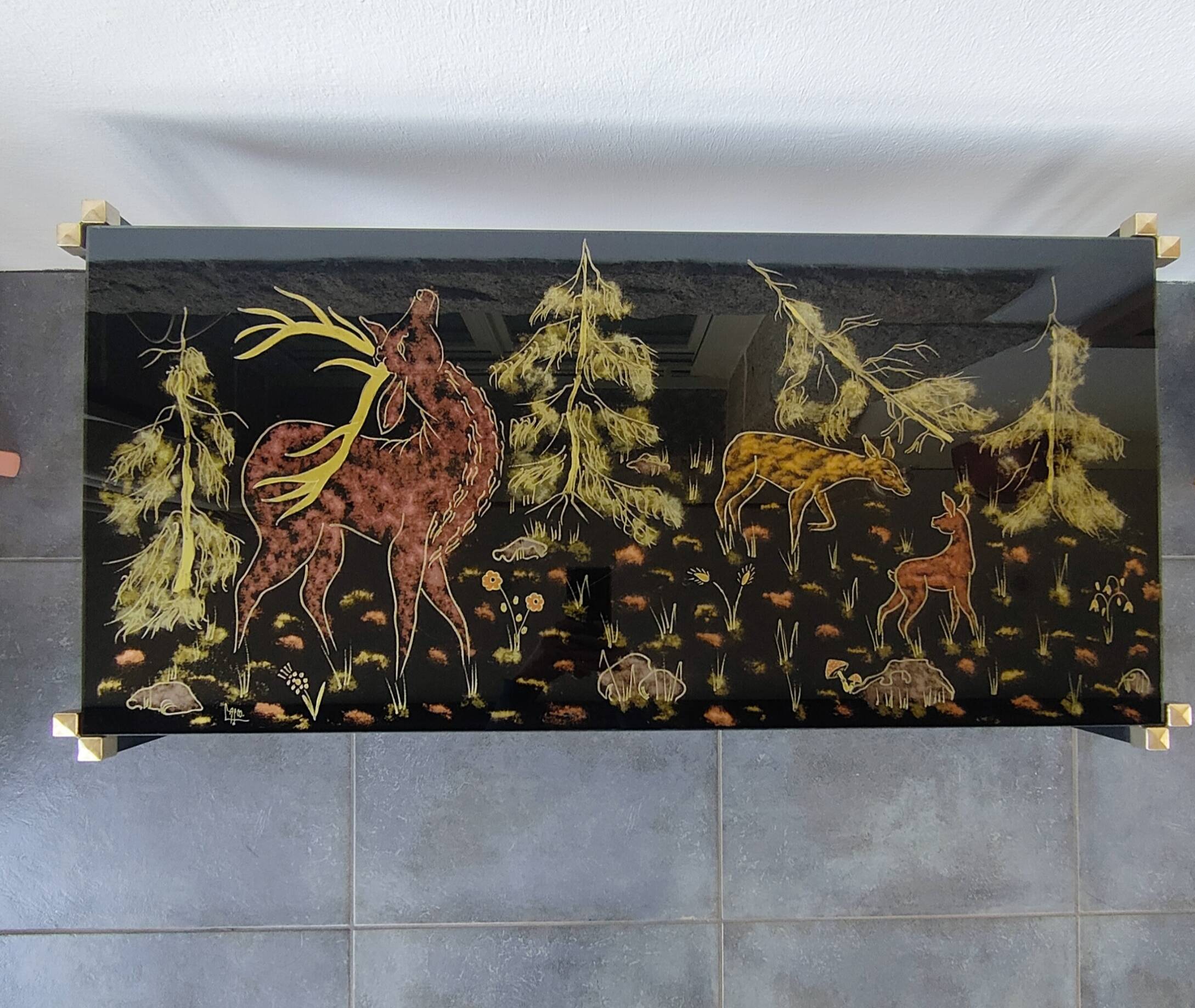 Coffee table signed colpo