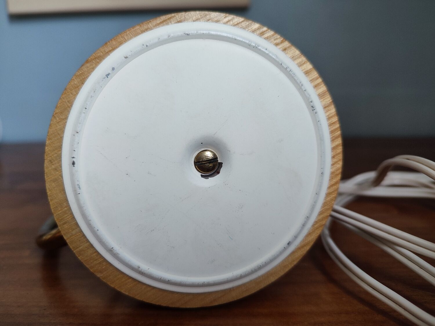 Vintage opaline table lamp