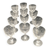 Worked glass stemware “Drop” pattern – MOCA6