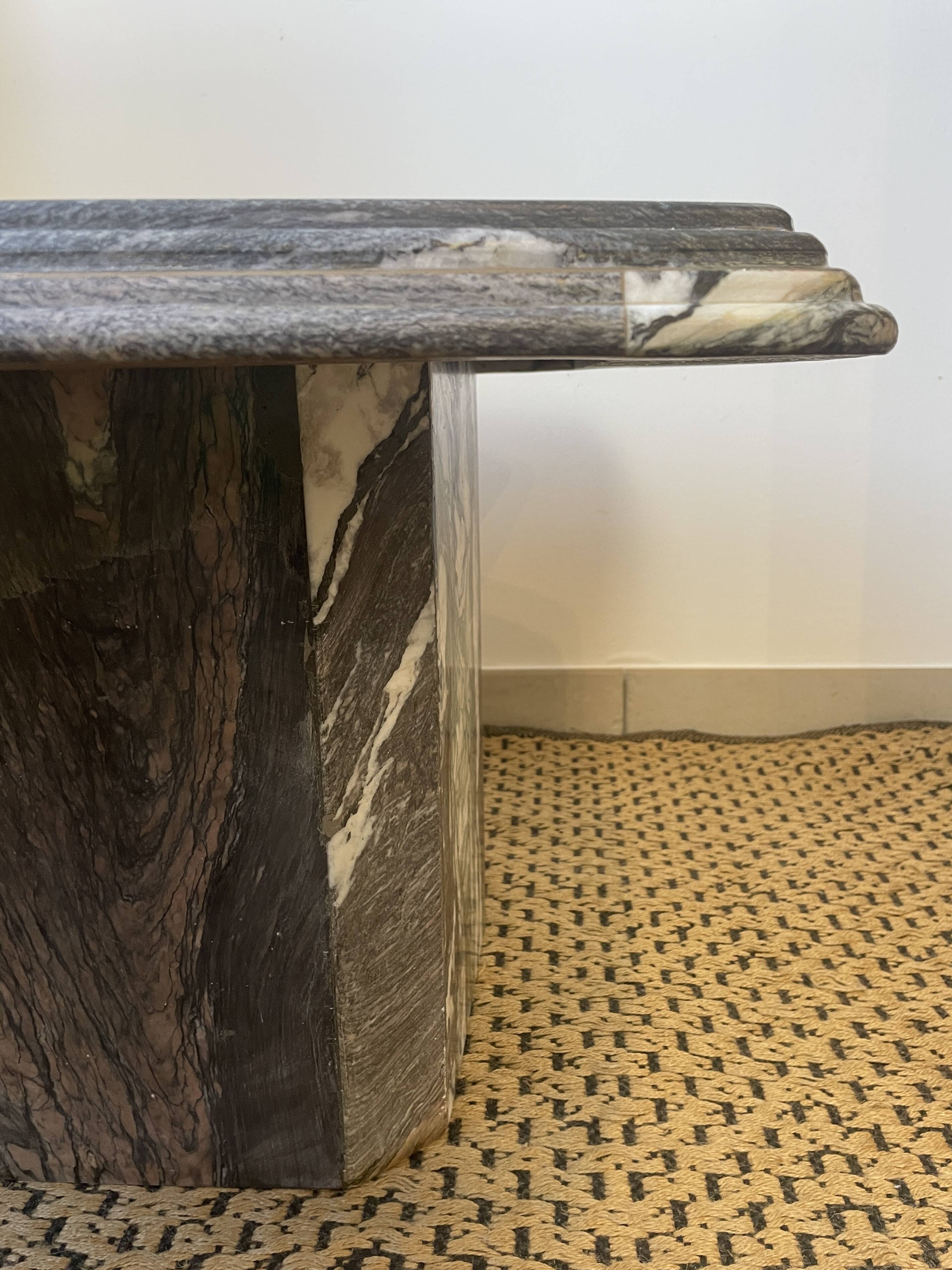 Italian marble coffee table