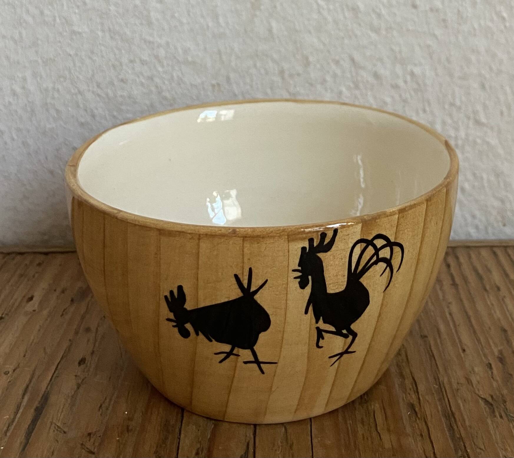 Three ceramic bowls by Grandjean Jourdan from the 1960s.