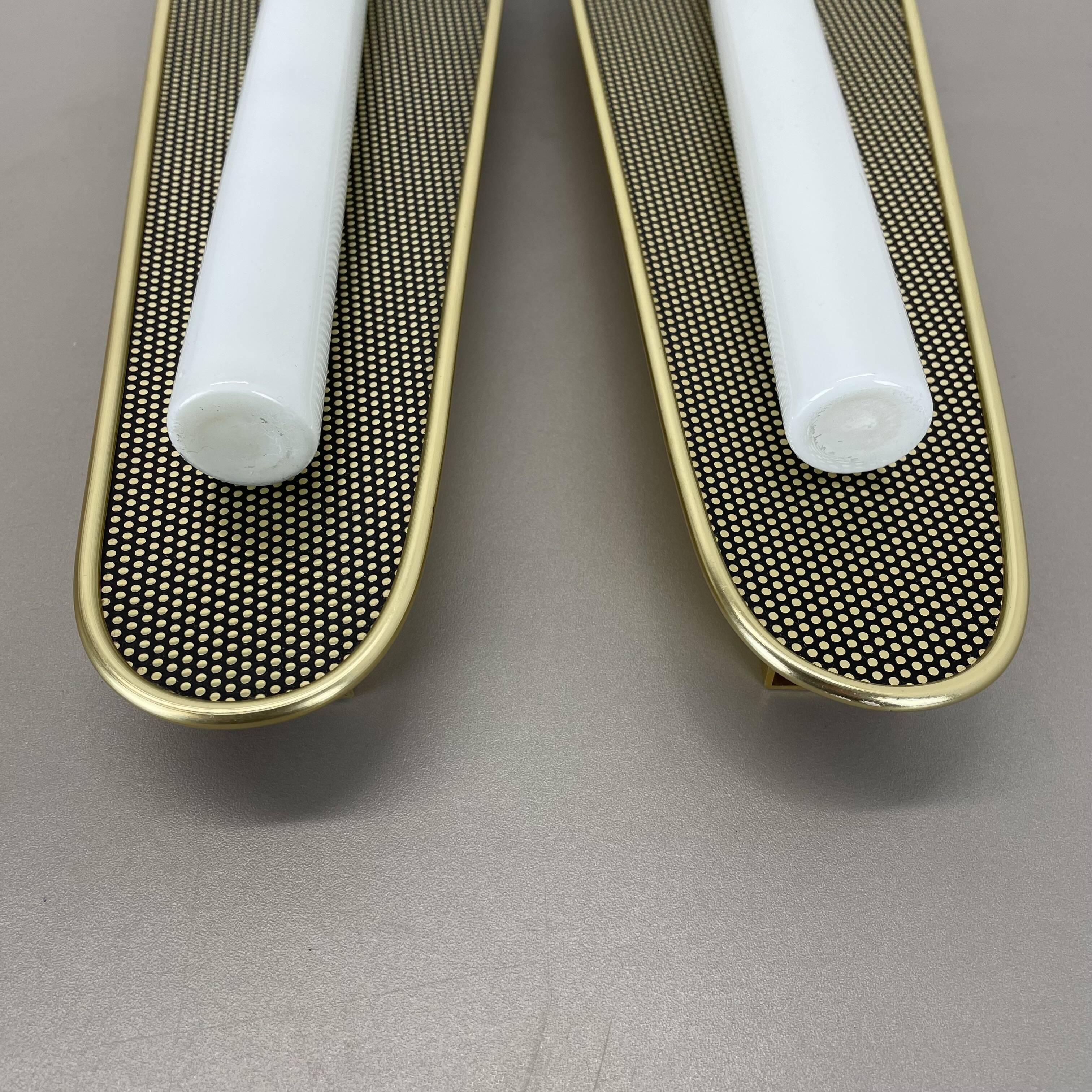 set of 2 large 37cm "honeycomb" theatre Wall Light elements, Germany, 1950