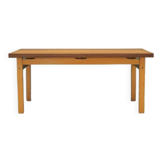 Beech table, Danish design, 1980s, manufacturer: OFM