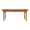 Table en hêtre, design danois, années 1980, fabricant : OFM