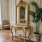 Napoleon III gilded mirror