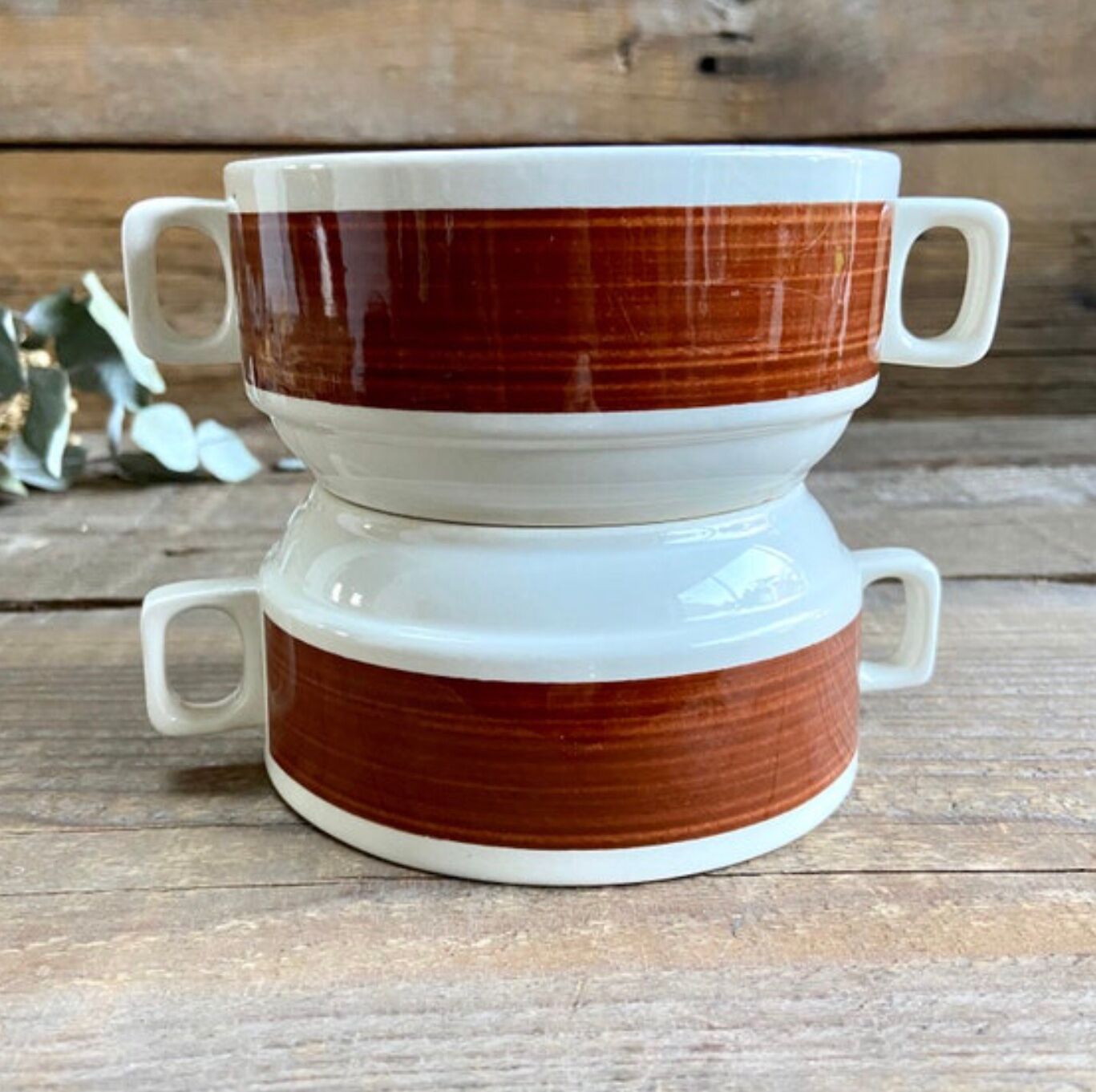 2 vintage Boch La Louvière Kéramis bowls