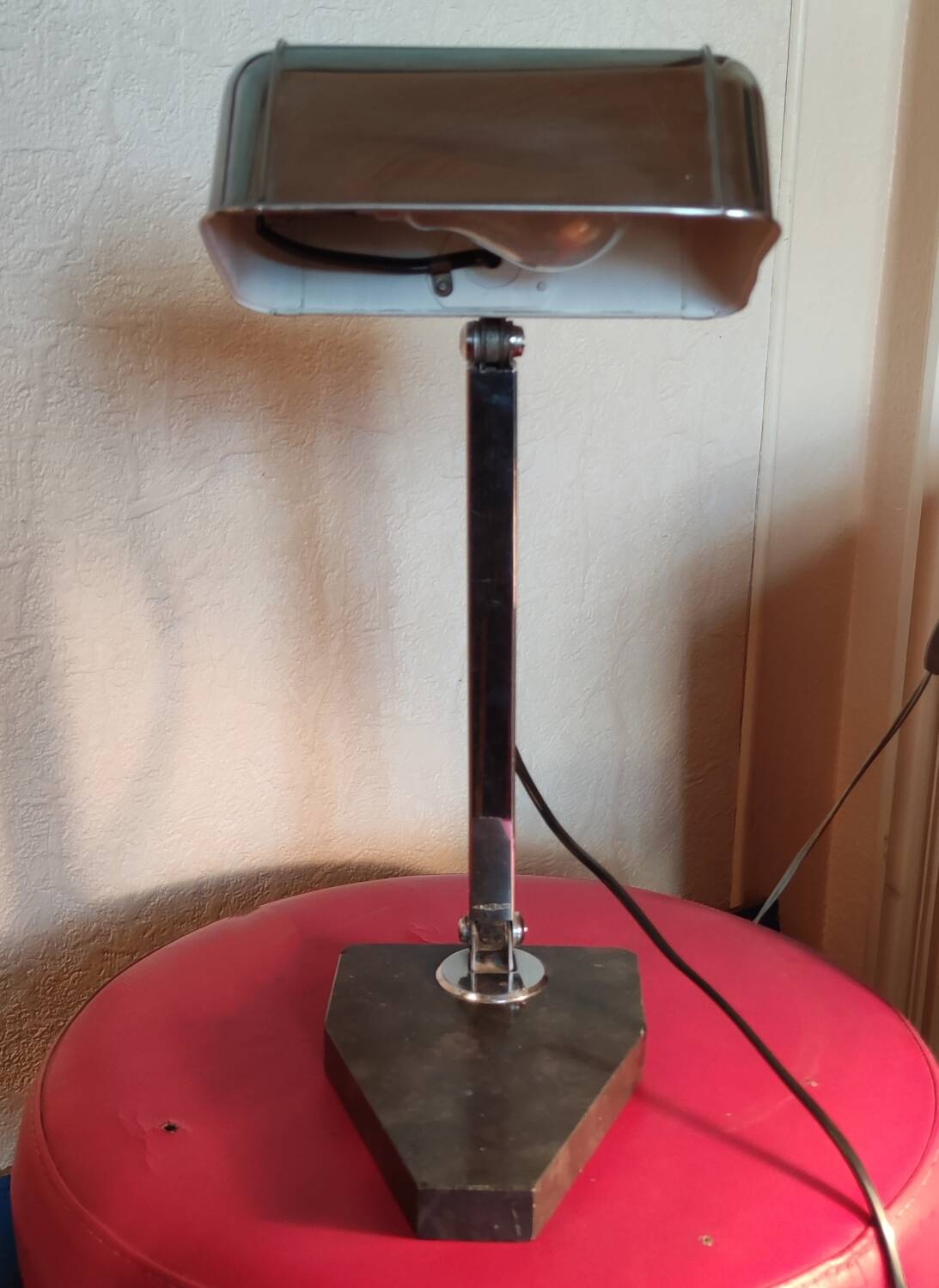 Old Art Deco articulated desk lamp