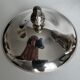 Silver metal ice bucket