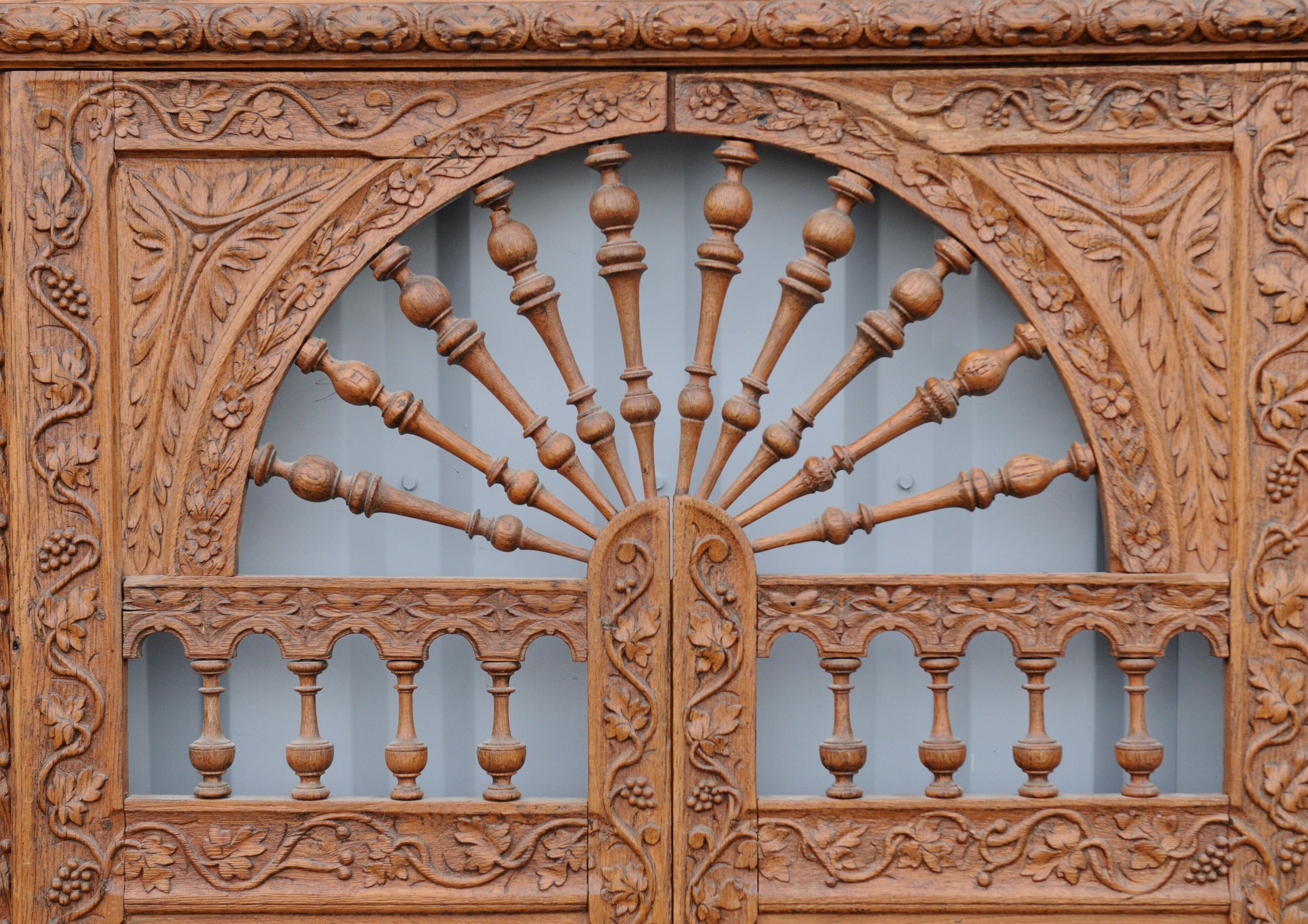 Wooden facade