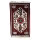 Handmade vintage Persian Gashkai rug 62cm x 105cm, 1960s