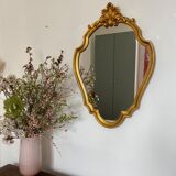 Golden mirror baroque style 42x61cm
