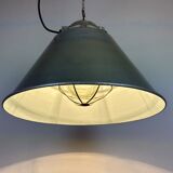 Grey Industrial Explosion Proof Lamp with Aluminium Shade from Zaos, 1970s