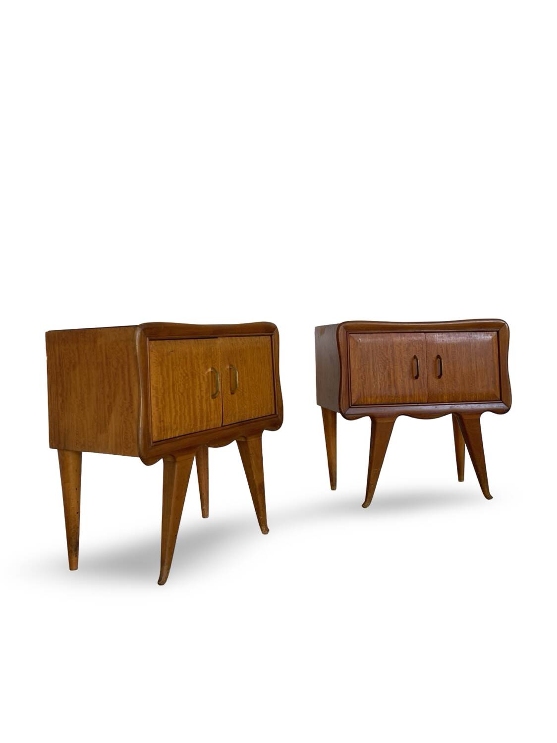 Paire de tables de chevet italiennes, milieu XXème