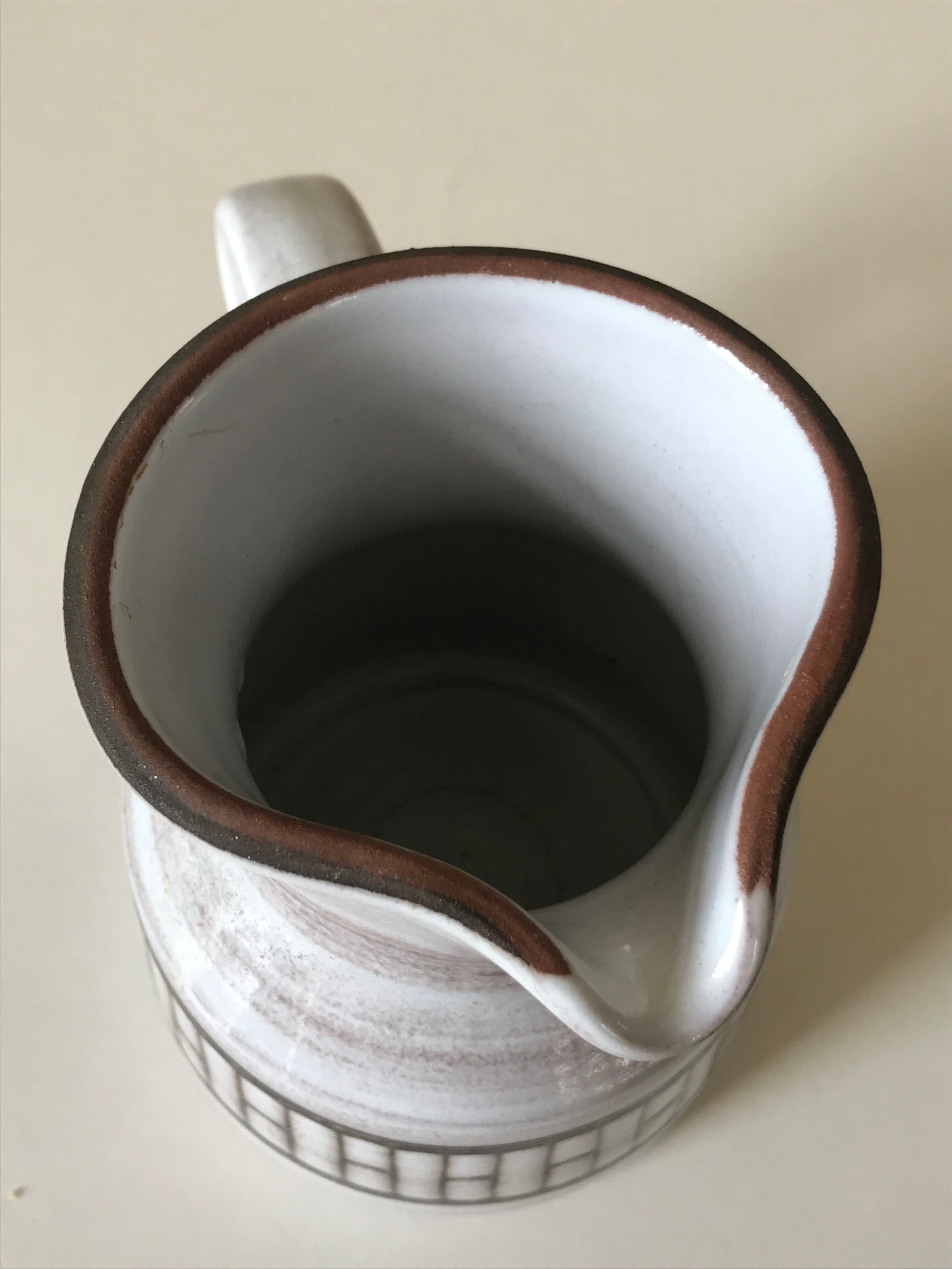 Vintage ceramic pitcher years 60