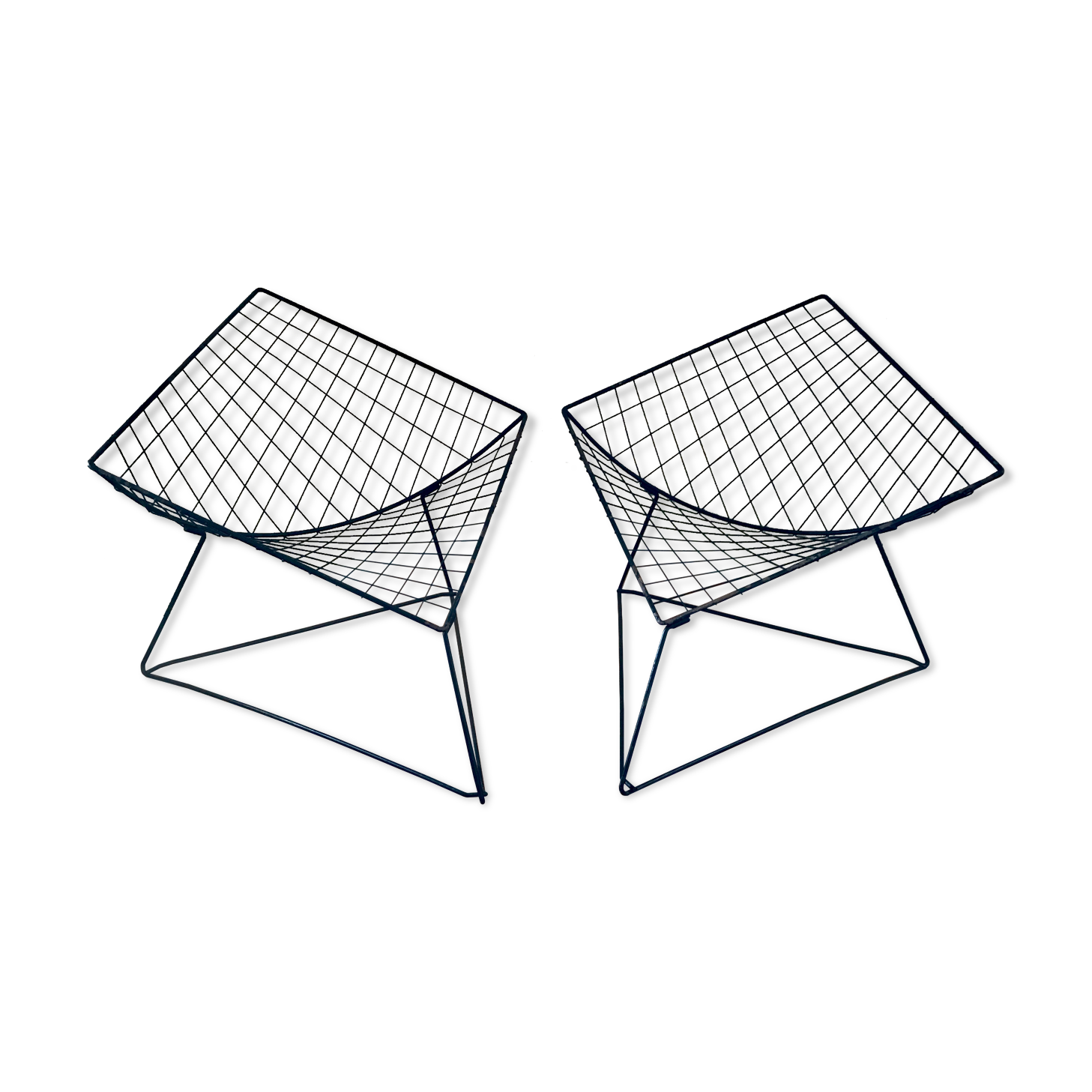 Paire de Fauteuils OTI noirs par Niels Gammelgaard