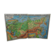 Carte de géographie d'école,carte double  "l'URSS"