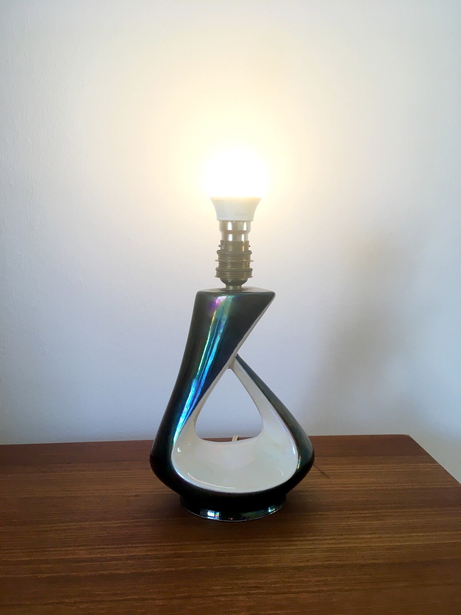 Vintage ceramic lamp, 50s